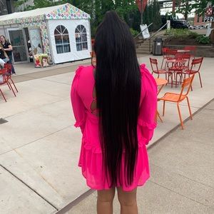 Shown in the video is a 13x4 200% 34” straight wig. I do PREORDERS only.